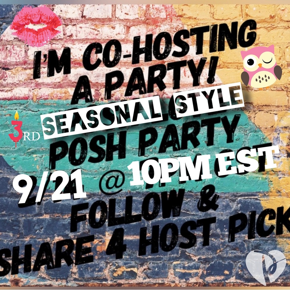 I’m CO-HOSTING the SEASONAL STYLE POSH PARTY!